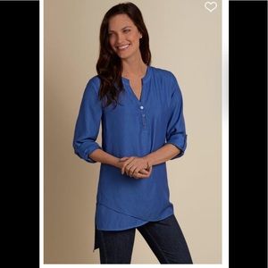 Soft Surroundings In The Study Shirt Asymmetrical